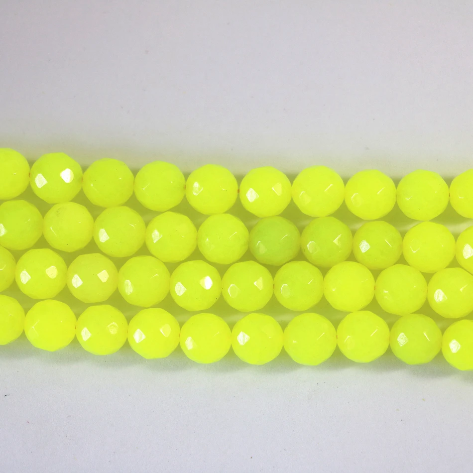 Амулеты лимон натуральный окрашенный каменный халцедонский нефрит 4 мм 6 8 10 12