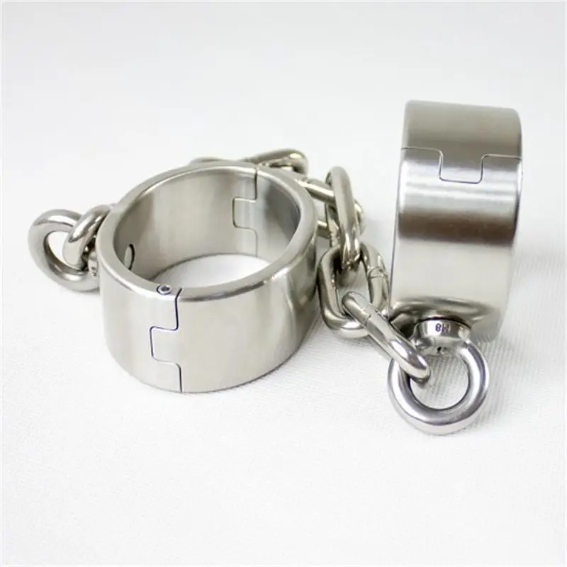 Наручники из нержавеющей стали для бондажа наручники с тяжелыми ножками