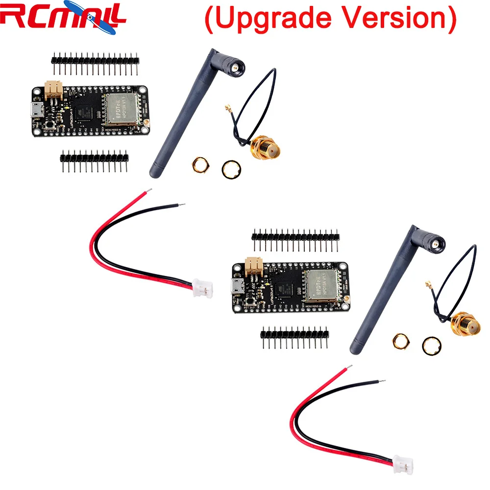 Модуль платы разработки Lora 2 компл./лот Upgrade LoRa32u4 II LiPo Atmega328 SX1276 HPD13 868 МГц 915 датчик