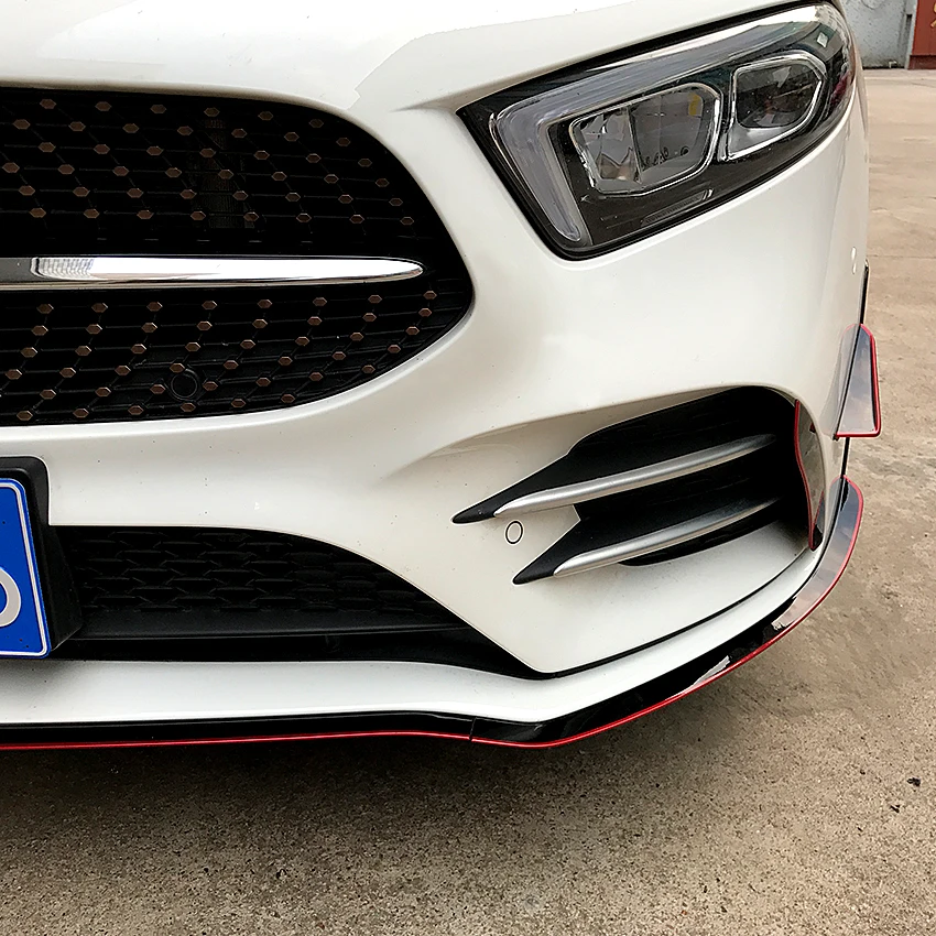 Передний бампер наклейки Накладка для Mercedes Benz A Class W177 V177 A180 A200 A220 A250 аксессуары