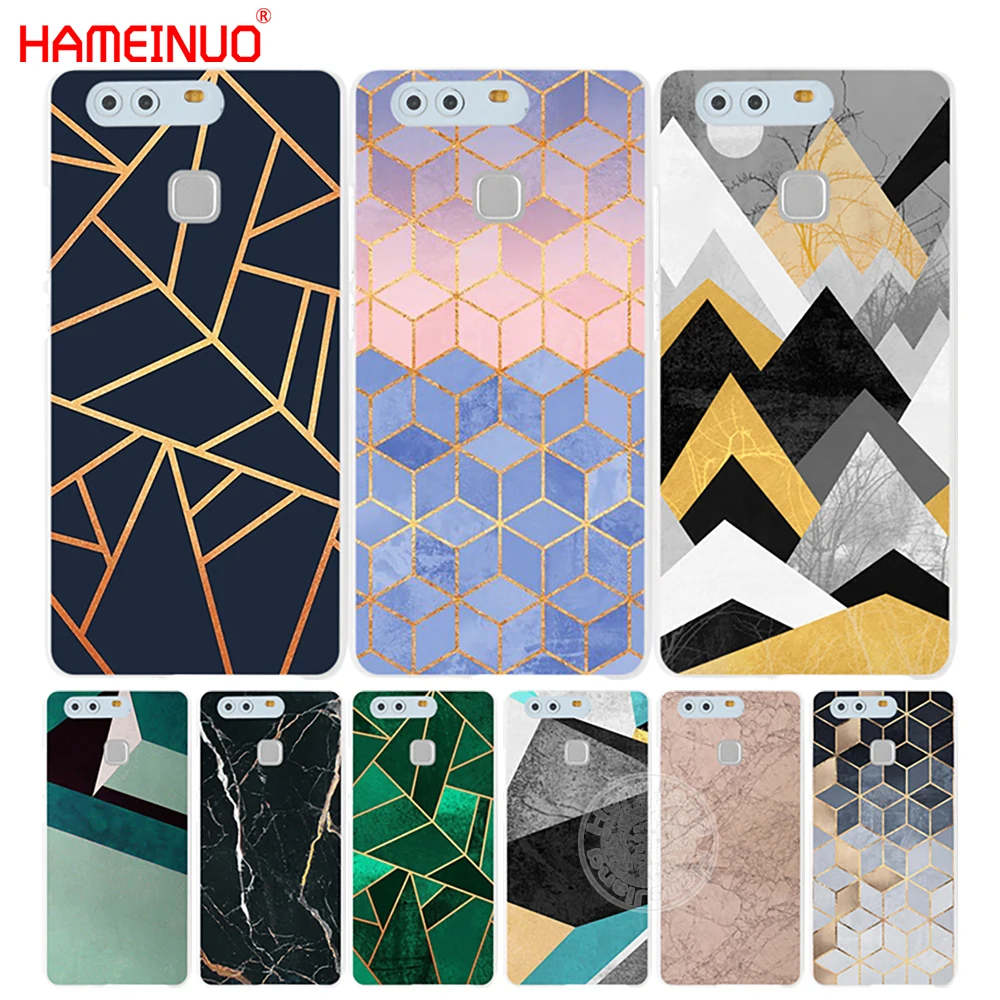 Роскошный чехол HAMEINUO с мраморной линией для телефона huawei Ascend P7 P8 P9 P10 lite plus G8 G7 honor 5C