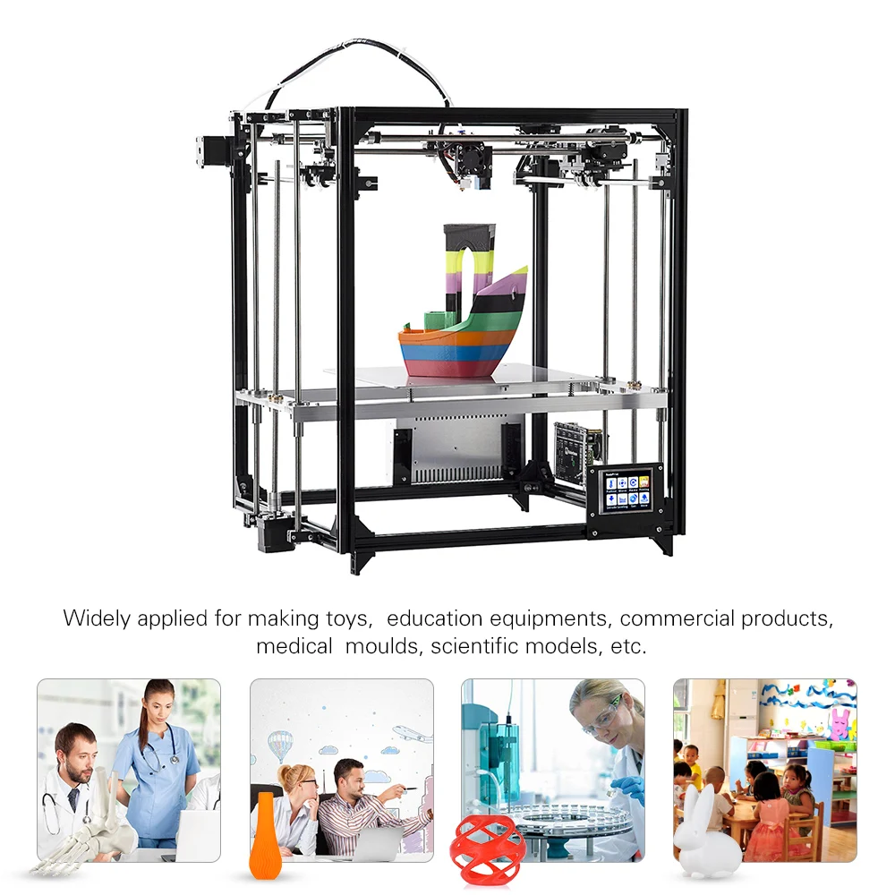 Flsun Cube F2 3d принтер Diy Набор автоматическое выравнивание большой печати беспроводной автоматическое выравнивание нити Замена печати точки останова 3,2 ''экран