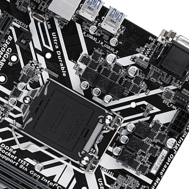 GIGABYTE GA-B360M питания для рабочего стола материнской платы LGA1151 i3 i5 i7 DDR4 32G M.2 микро-atx корпус