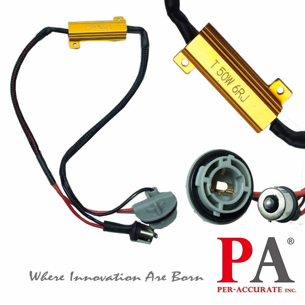 PA LED 1 пара x 1156 BA15S светодиодные фонари нагрузочный резистор Адаптер Исправить