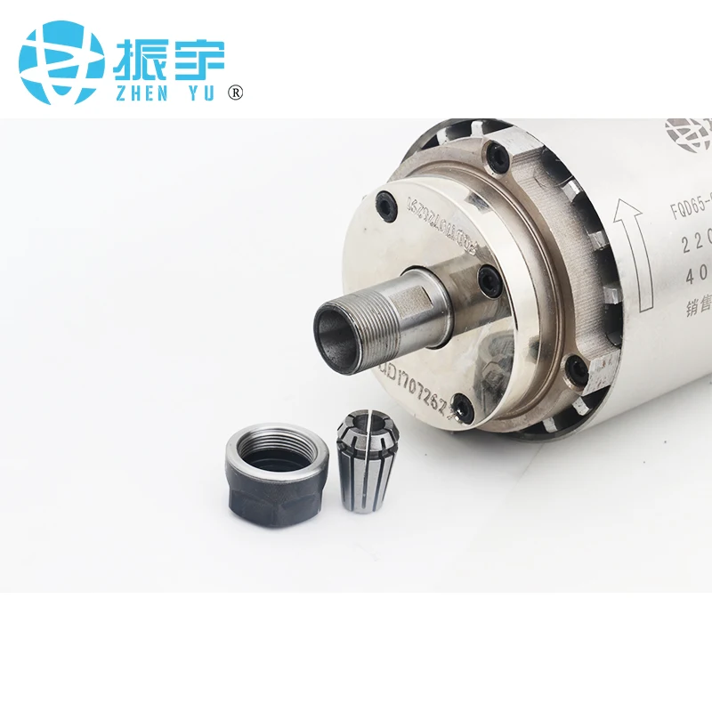ZHENYU/FQD 800w ER11 Круглый с воздушным охлаждением cnc мотор шпинделя 4