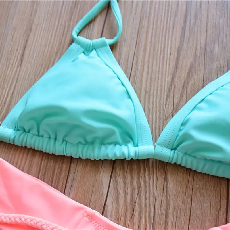 Женский сексуальный купальный костюм 2018 купальник бикини красочная купальная