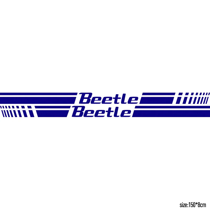 1 пара BEETLE MOTORSPORTS Rline наклейки на дверь наклейка для автомобиля для vw beetle volkswagen beetle автомобильные аксессуары - Название цвета: blue