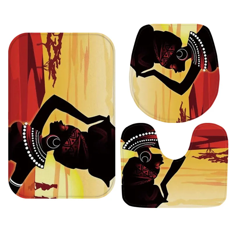 В африканском стиле женская обувь с принтом комплект из 3 предметов анти