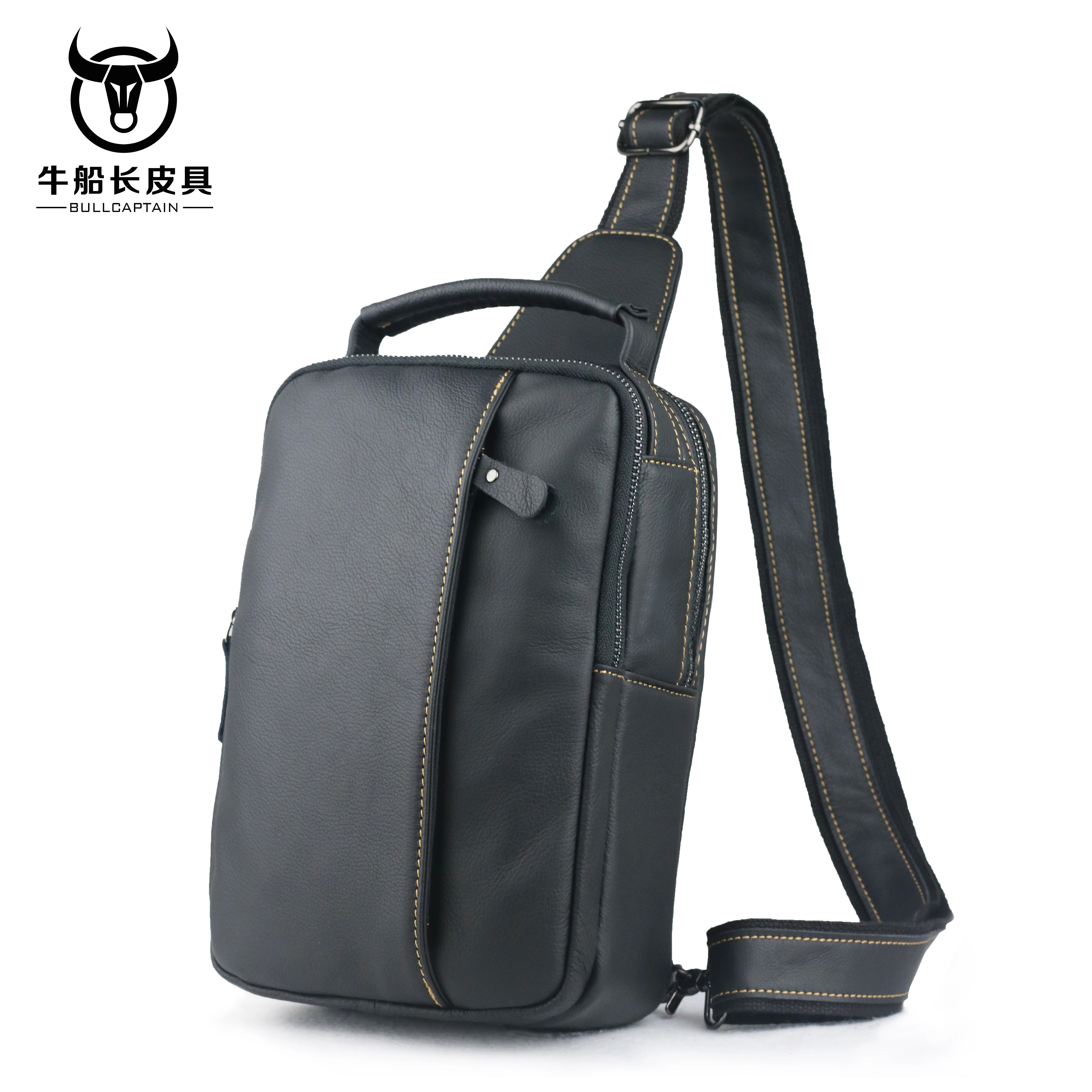 

BULLCAPTAIN Crossbody Bags for Men Messenger Chest Bag Pack Casual Bag Waterproof Nylon Single Shoulder Strap Pack 2018 Fashion