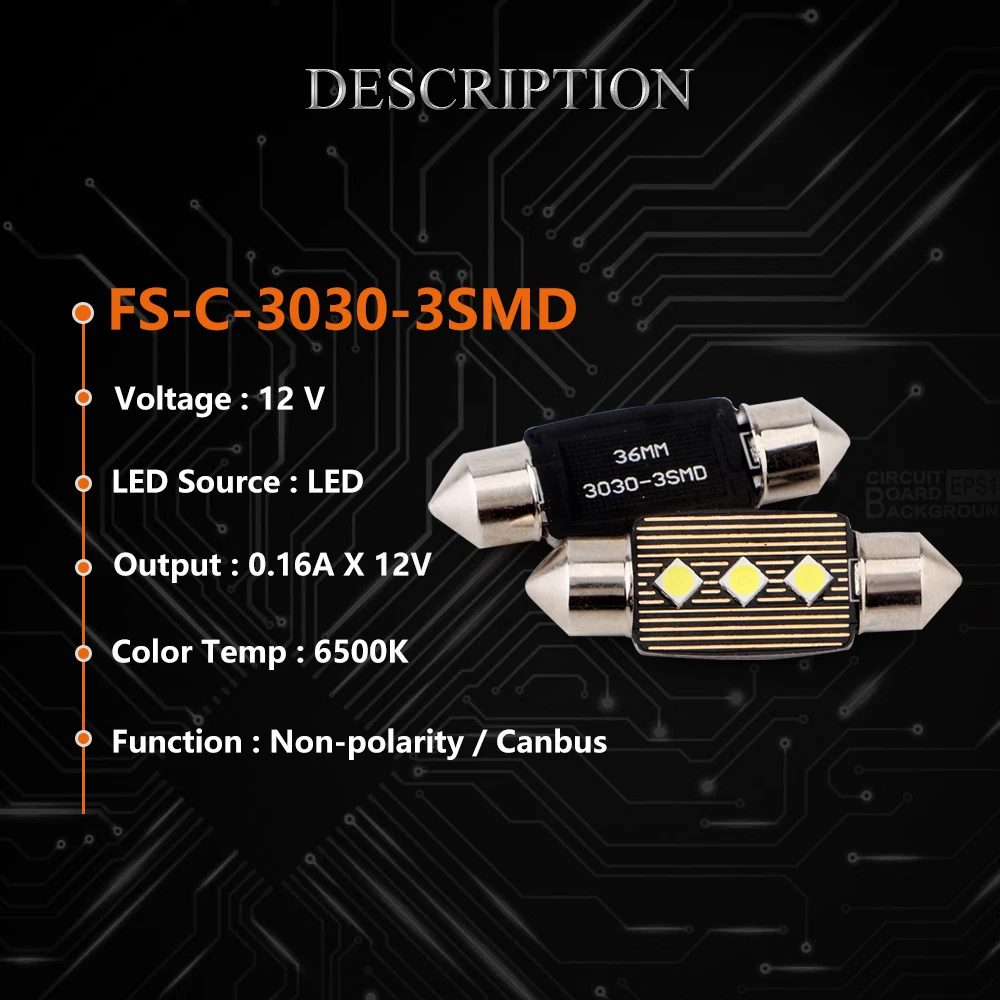 YM E Bright 4 шт. C5W светодиодная гирлянсветильник Canbus свет без ошибок 3030 31 мм 36 39 41