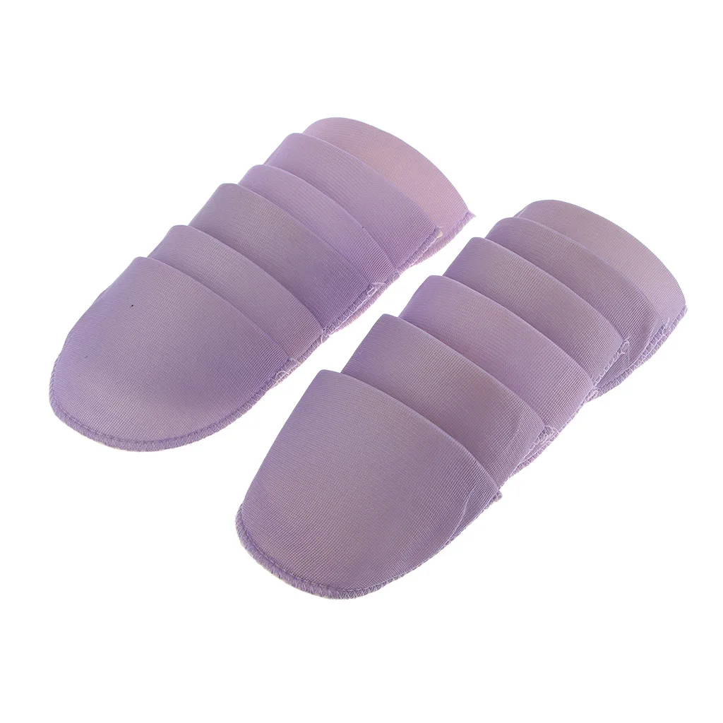 6 пар наплечных подушечек для шитья одежды аксессуары фиолетового