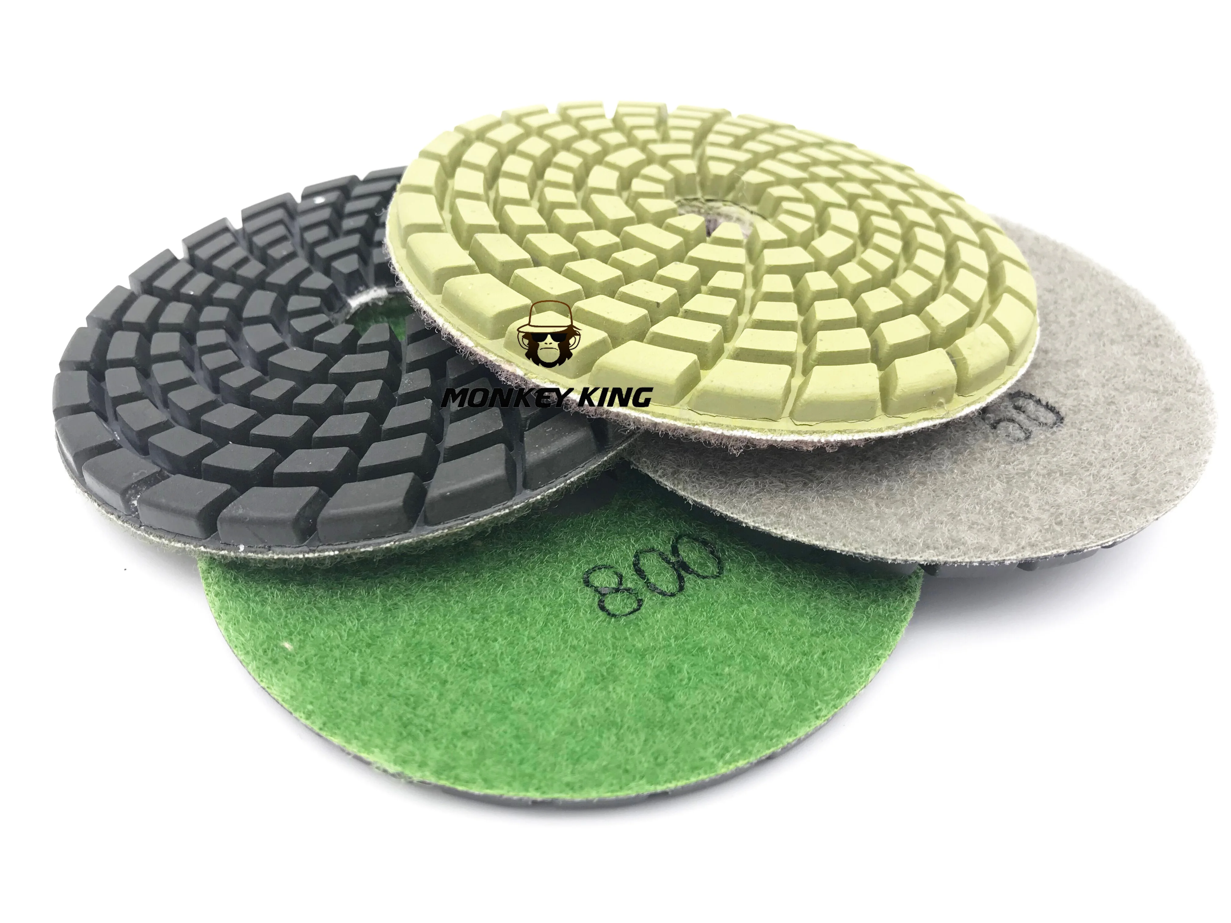 Алмазные полировальные колодки супертолстые 4 дюйма гранит мрамор бетон 5 мм