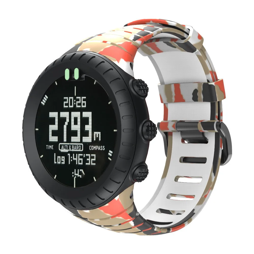 Ремешок силиконовый для Suunto Core Band спортивный браслет смарт часов аксессуары