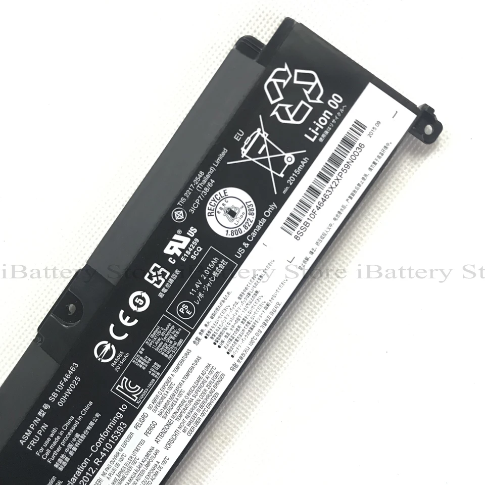 Оригинальный аккумулятор 00HW025 для Lenovo Thinkpad T460S T470S Series 00HW024 01AV405 01AV406 SB10J79004