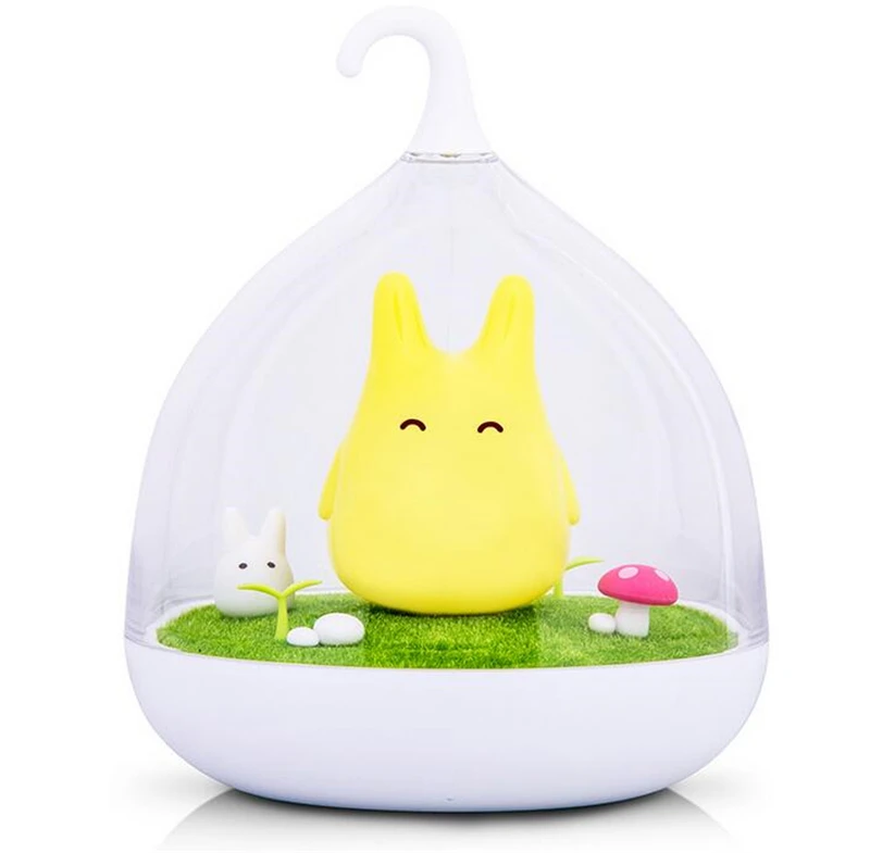 Милый светодиодный светильник в виде птички Тоторо для детской комнаты с