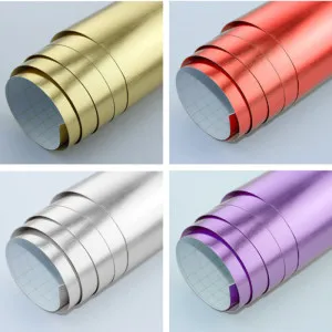 

Free shipping car styling Whole sell high quality car wrap vinyl 1.52*30m brushed Mirror Chrome with Air bubble free BW-103