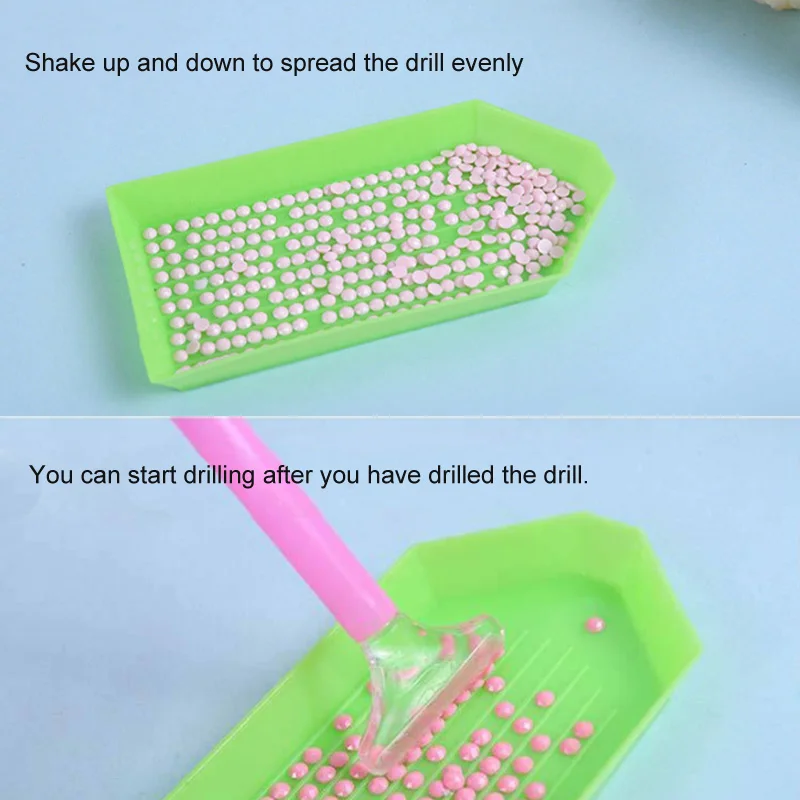 1 компл. lastic большая буровая пластина 3D DIY Алмазная вышивка аксессуары большая емкость алмазная живопись лоток ручной работы инструмент для рукоделия