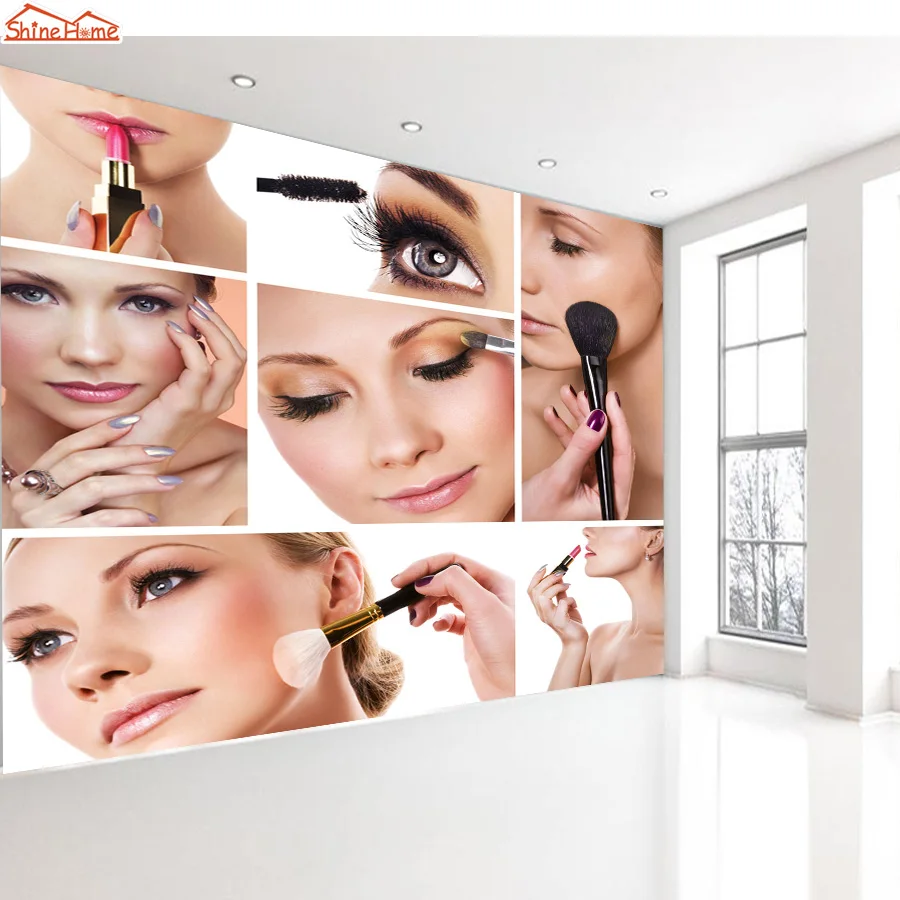 Современные спа салоны красоты ShineHome массажные обои в рулонах для гостиной 3d 3 d