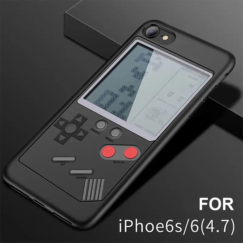 4 point 7 inch AU Ретро настоящая игровая консоль Play Gameboy Tetris чехол для телефона для iPhone 6S 7 8 Plus Чехлы для мобильных телефонов - Цвет: 4 point 7 inch