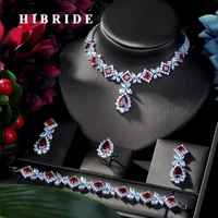 hibride hotsale african 4pcs bridal jewelry sets new fashion dubai full jewelry set for women wedding party accessories n 314