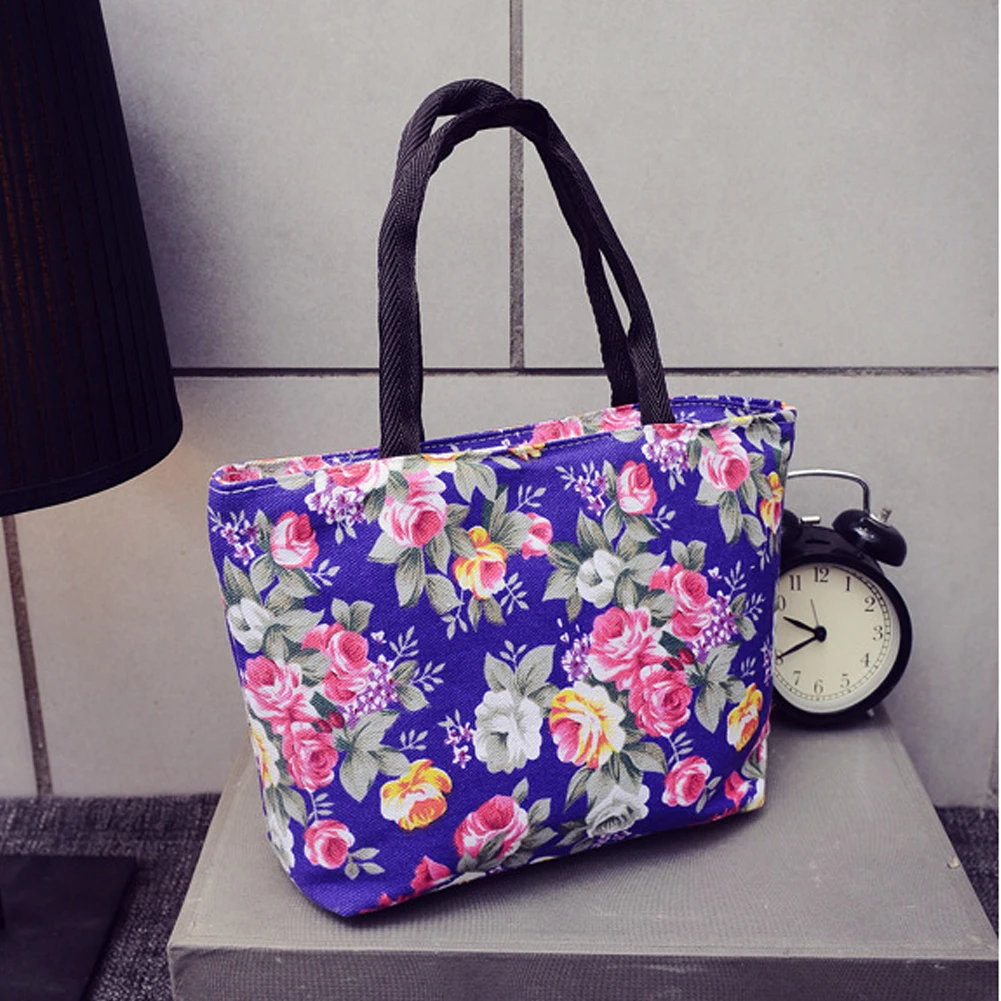 New Canvas Bags Women Tote Shopping Bag Reusable Waterproof Portable Printed Grocery Foldable #4 | Багаж и сумки