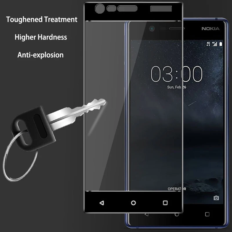Защитная пленка из закаленного стекла для Nokia 5 7 8 на возраст 2 3 6 2018 1 Plus 5X 6X с
