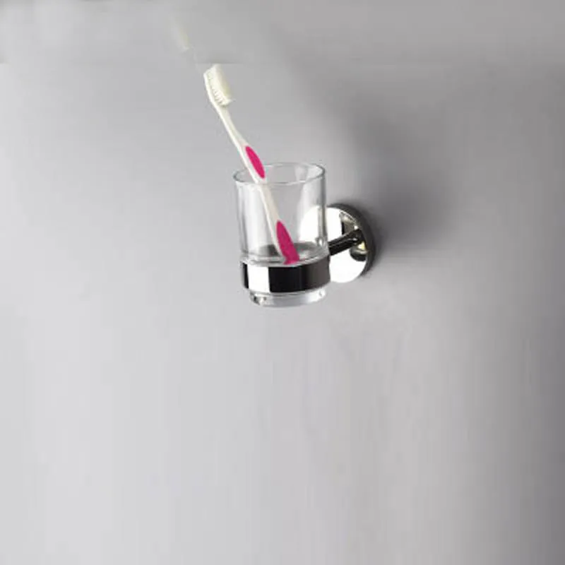 DOCNACHT stainless steel mouthwash cup holder glass set toothbrush bathroom toilet pendant single |