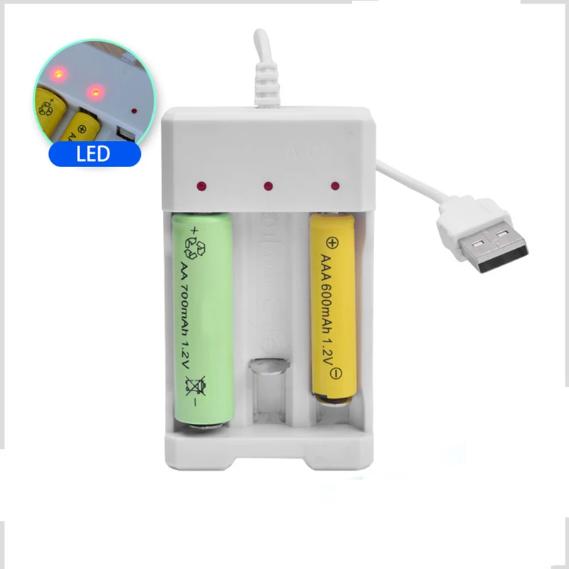 Новое поступление литий ионная аккумуляторная батарея AA/AAA USB 3 слота