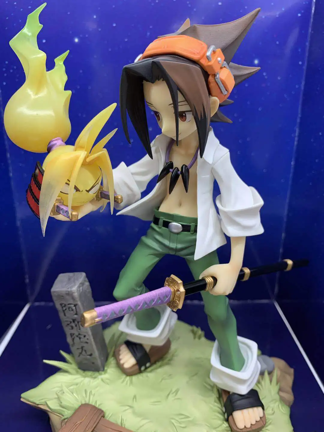 Шаман Кинг Yoh Asakura AMIDAMARU Artfx + 18 см модель фигурки|Игровые фигурки и трансформеры| |