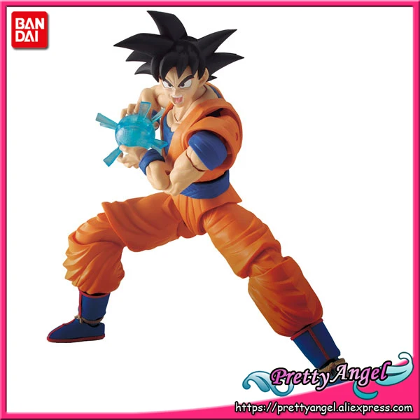 PrettyAngel-Подлинная фигурка Bandai Tamashii нация, стандартная сборка Dragon Ball Z Son Goku, пластиковая модель, фигурка