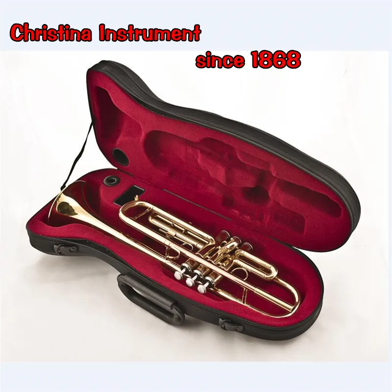 

2015 new Free shipping Professional JINYIN JYTR-M2000G Bb trumpet brass mouthpiece with padded case wind instruments trumpete