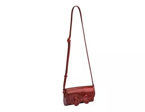 red bag one size Мини Мелисса Сумка Обувь для девочек Летнее платье принцессы прозрачная обувь+ сумка для девочек Нескользящие Детские пляжная обувь, сандалии для младенцев - Цвет: red bag one size