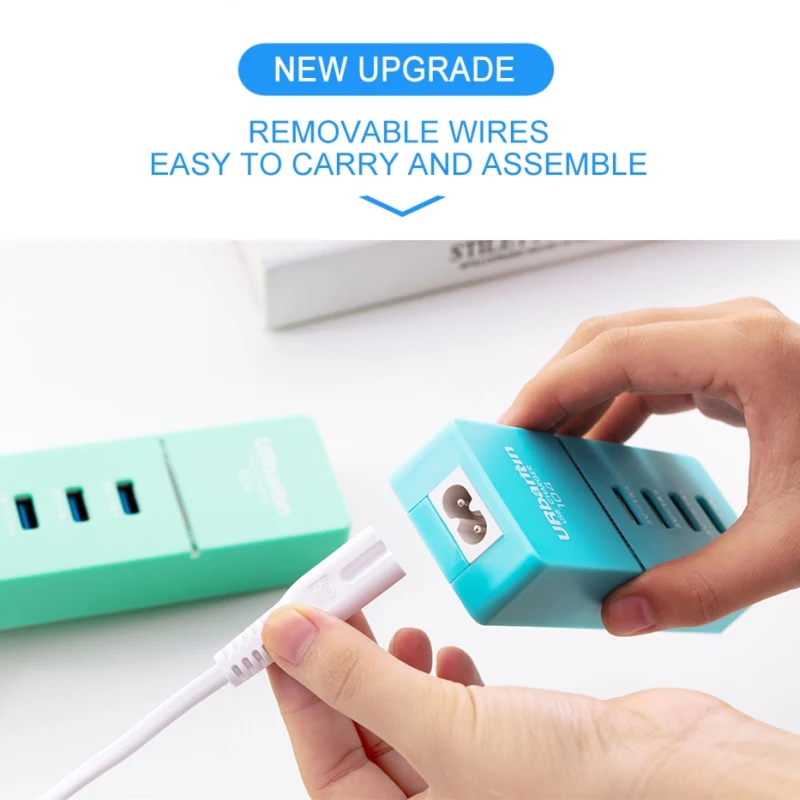 Musubo 4 USB мобильный телефон зарядные устройства для iPhone Xs Max XR X 6s Plus 7 8 5 US UK EU AU
