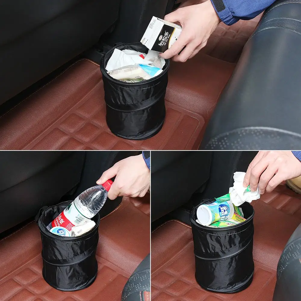 Car Waterproof Trash Can Bag Leak Proof Garbage Side Pocket FOR Renault megane 2 clio 1 3 4 duster koleos sport scenic kadjar | Автомобили