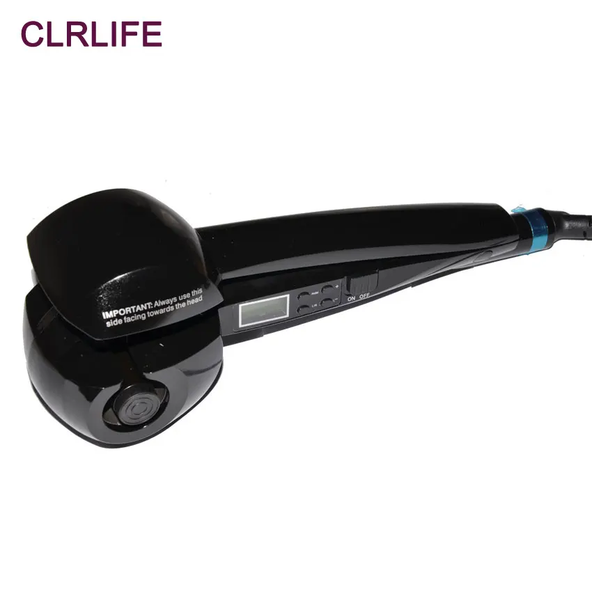 CLRLIFE, ЖК-экран, профессиональные автоматические бигуди для волос, Волшебные Инструменты для укладки волос, локон, нагревающий Уход за волосами, щипцы для завивки, EU, US Plug