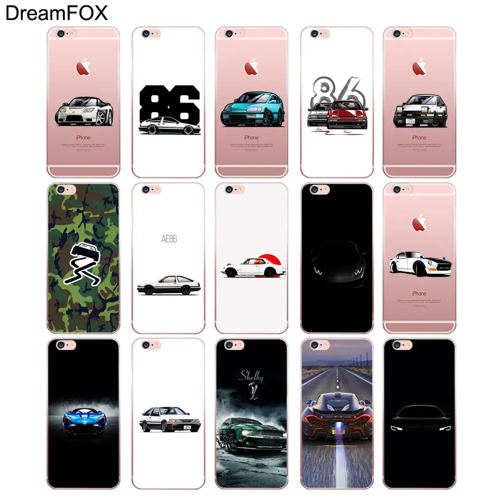N242 Ae86 жесткая Автомобильная мягкая ТПУ Силиконовая крышка для Apple iPhone 11 Pro XR XS Max 8X7