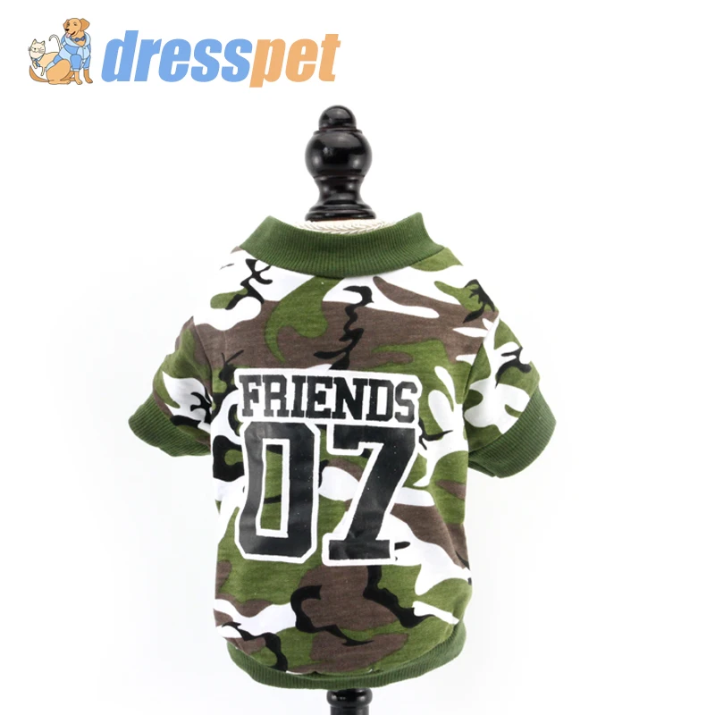 DRESSPET Pet Рубашка с рисунком Собаки летняя одежда Higt качества тонкая футболка