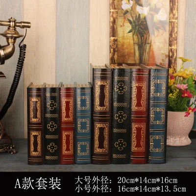 8 шт. Европейский Jingmei Ретро Muou коробчатого типа украшение книга ящик фальшивого