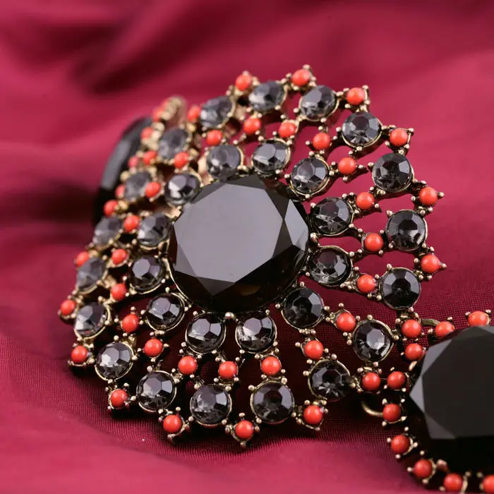 Получения информации об оптовой цене Винтаж широкий браслет обруча короткий