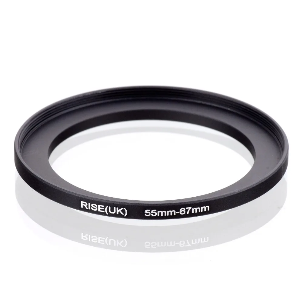 

original RISE(UK) 55mm-67mm 55-67mm 55 to 67 Step Up Ring Filter Adapter black