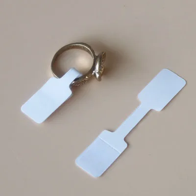 100pcs/bag Blank Paper Price Tags Stickers for Craft Necklace Ring Bracelet Labels Display Jewelry Making Findings | Украшения и