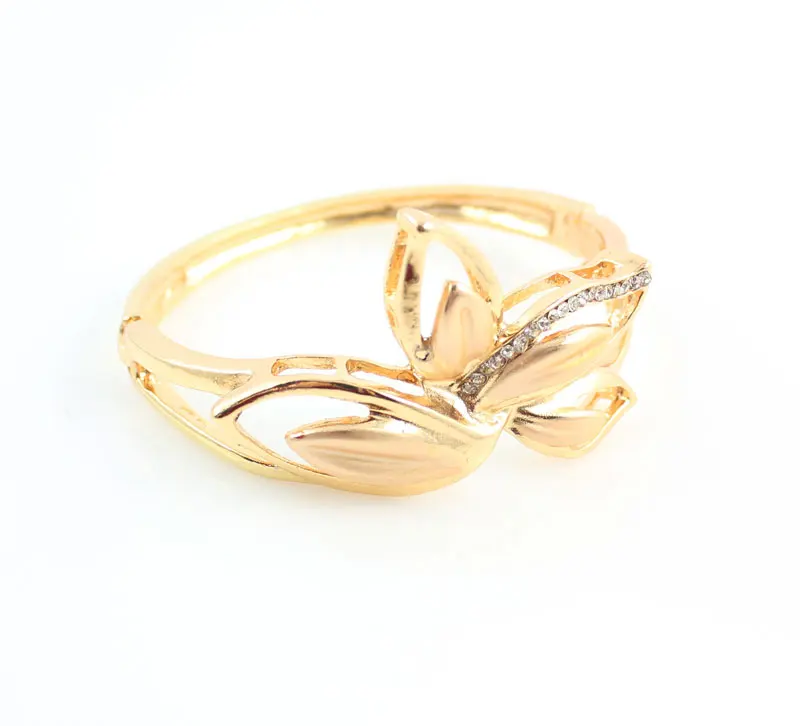 Африканские ювелирные изделия винтажные золотой цвет форма листа ожерелье набор