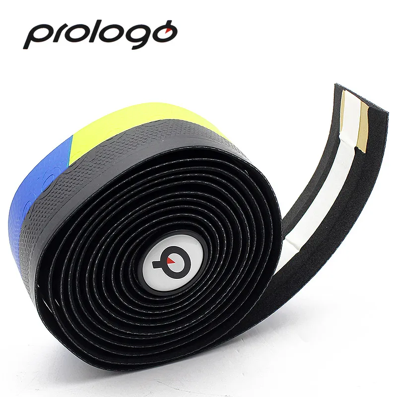 black blue yellow 1 пара дорожная лента для руля велосипеда пробка противоскользящая велосипедная карбоновая ручка ремень обертывание Bartape+ 2 Бар Вилка Аксессуары для велосипеда - Цвет: black blue yellow