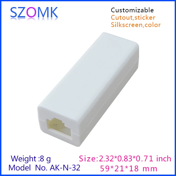 Электронный пластиковый Малый инструмент USB Беспроводная коробка (1 шт.) 59*21*18 мм