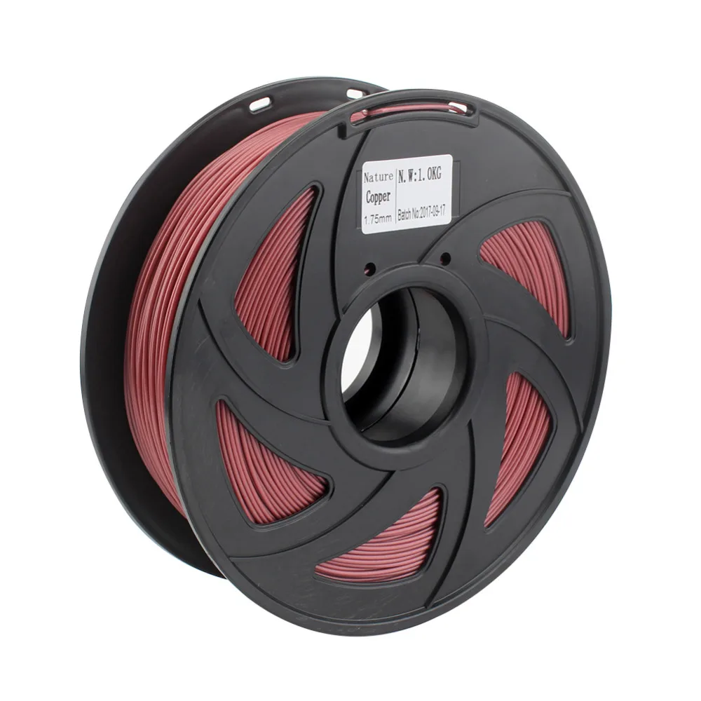CREOZONE 3D принтер нить металлическая серия медная 1 75 1кг катушка для Prusa i3 RagRap