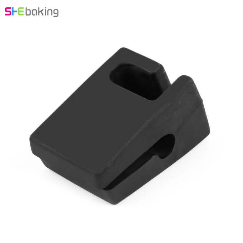 Shebaking 1pc Silicone Spoon Clip Rest Kitchen Pot Cover Holder Organizer Heat Resistant Spatula Rack Stand Cooking Tool