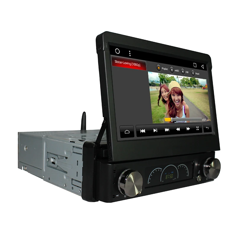 HIFIF 7 &quotУниверсальный 1 Din 800*480 Android 6 0 Автомобильный Аудио dvd-плеер + радио GPS