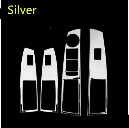 Silver A Двери, декорированные молдинги, оконная кнопка переключения, рамка для Chevrolet Cruze Sedan Hatchback 2009 10 11 12 13 14 AAA065 - Название цвета: Silver A