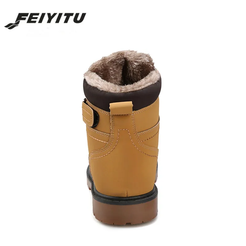 

feiyitu Men's Boots Fashion Super Warm Winter Shoes Outdoor Men Boots Casual Brand Snow Boots Keep Warm Ankle Boots Botas Size