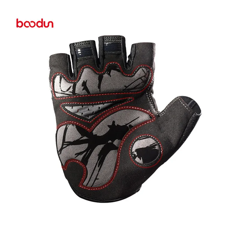 Boodun Half Finger Summer Shockproof Cycling Bike Gloves Outdoor Sports Accessories non-slip breathable Road Bicycle | Спорт и